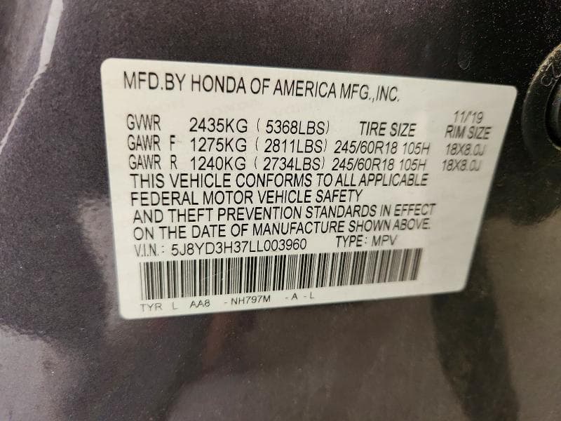 2020 ACURA MDX 14