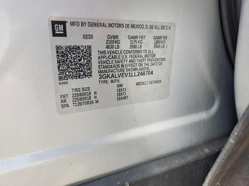 2020 GMC TERRAIN SLT 12