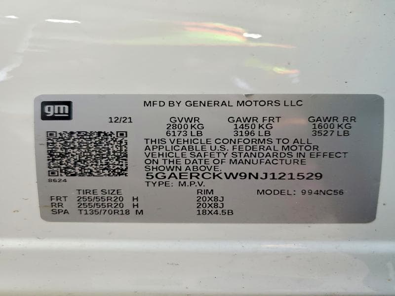2022 BUICK ENCLAVE PREMIUM 13