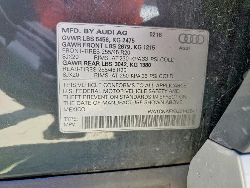 2018 AUDI Q5 PRESTIGE 13