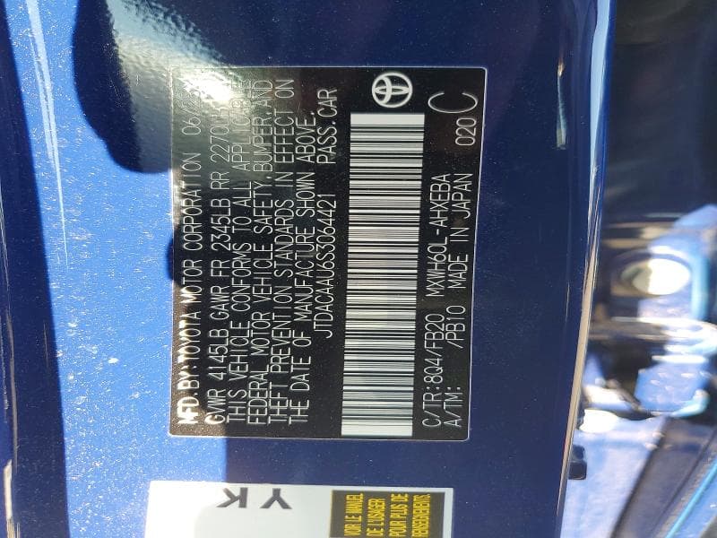 2025 TOYOTA PRIUS LE 12