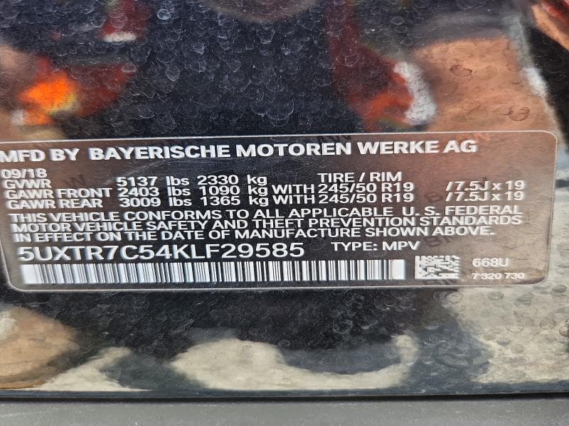 2019 BMW X3 SDRIVE30I 14