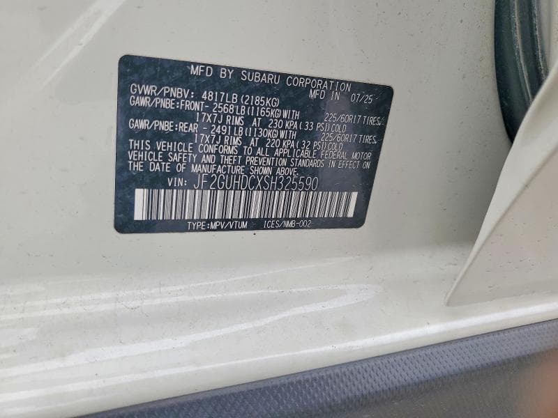 2025 SUBARU CROSSTREK PREMIUM 12