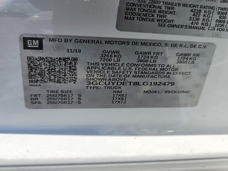2020 CHEVROLET SILVERADO K1500 LT 12