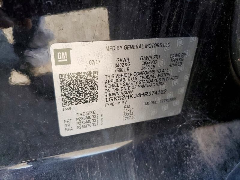 2017 GMC YUKON XL DENALI 13