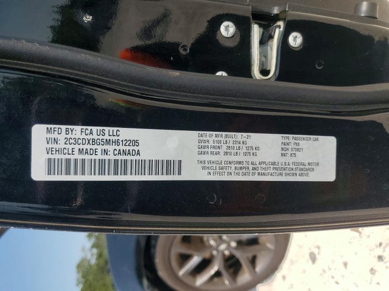 2021 DODGE CHARGER SXT 12