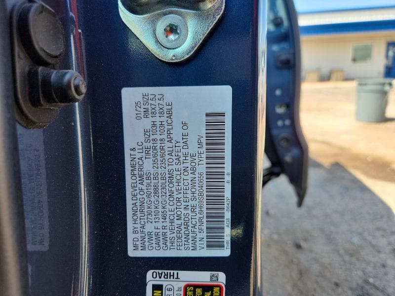 2025 HONDA ODYSSEY EXL 13