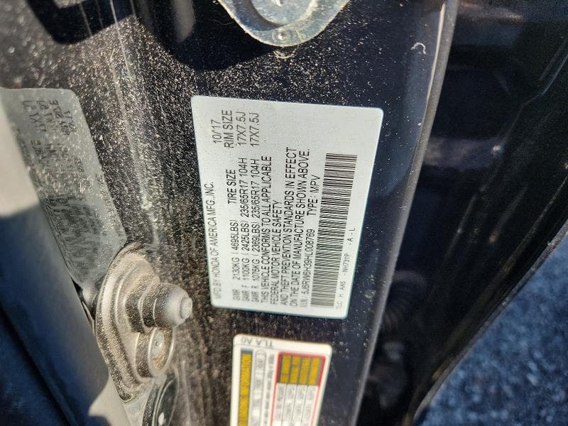 2017 HONDA CR-V LX 13