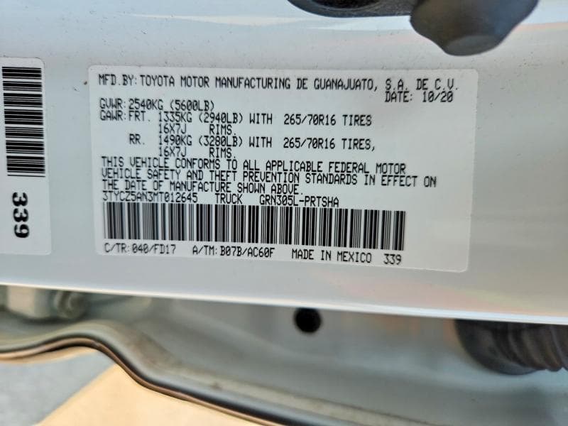 2021 TOYOTA TACOMA TRD OFF-ROAD 13