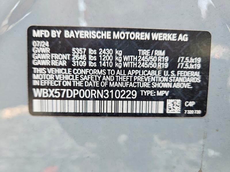 2024 BMW X3 XDRIVE30I 13