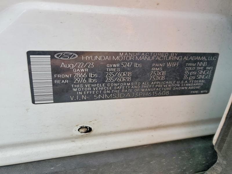 2023 HYUNDAI SANTA FE SE 14