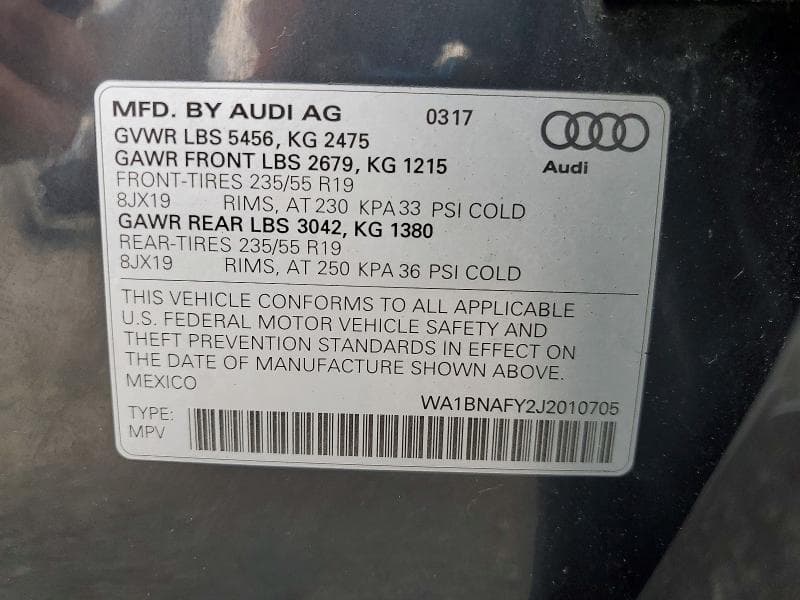 2018 AUDI Q5 PREMIUM PLUS 14