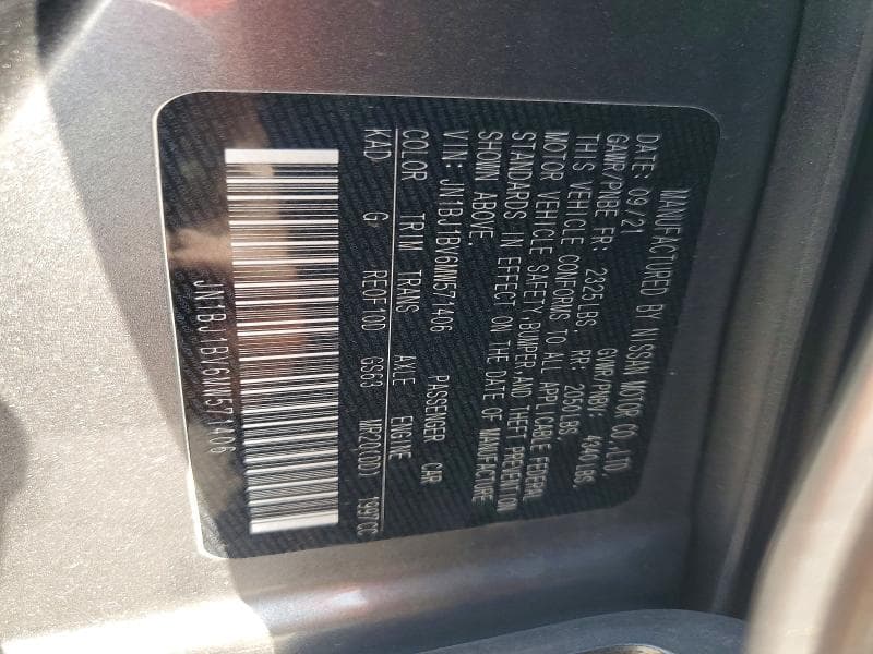 2021 NISSAN ROGUE SPORT SV 13