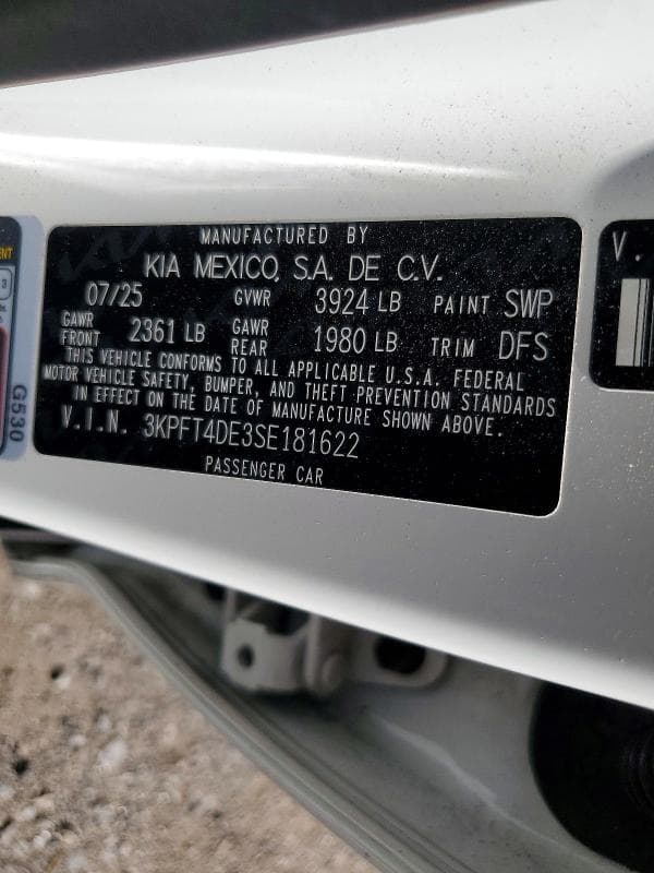 2025 KIA K4 LX 13