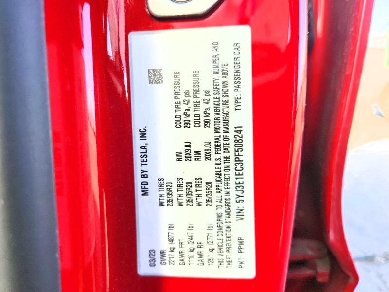 2023 TESLA MODEL 3 13