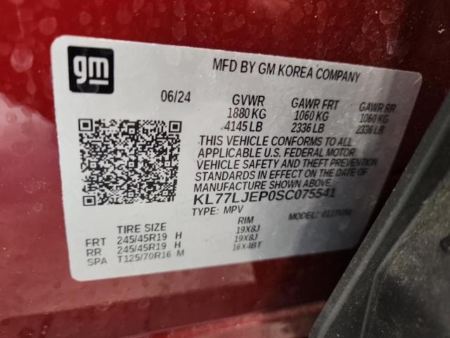 2025 CHEVROLET TRAX 2RS 13