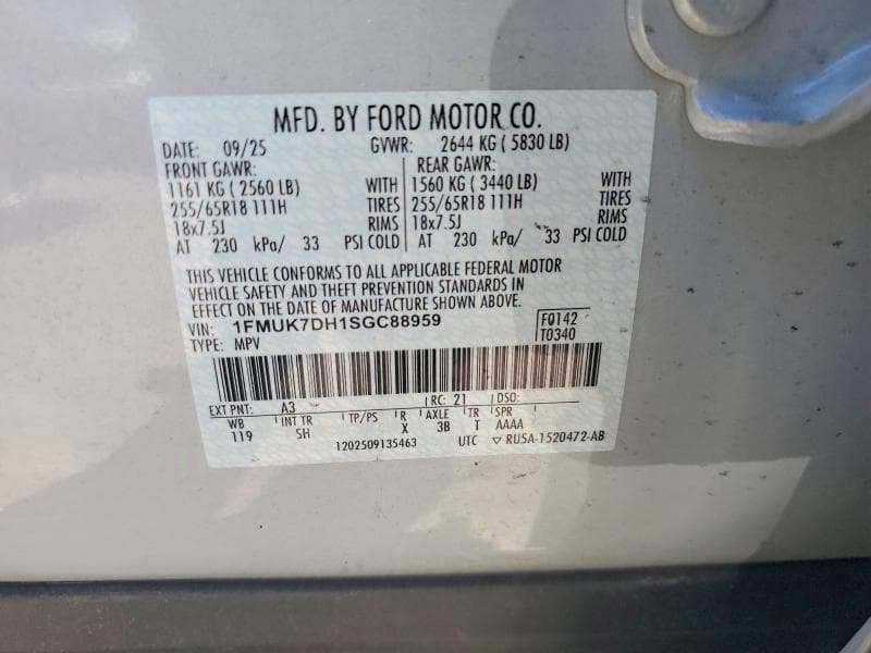 2025 FORD EXPLORER ACTIVE 12