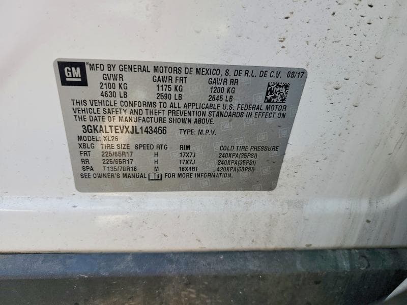 2018 GMC TERRAIN SLE 13