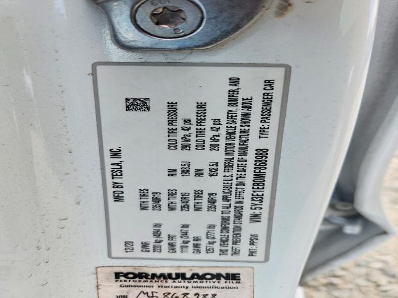 2021 TESLA MODEL 3 12