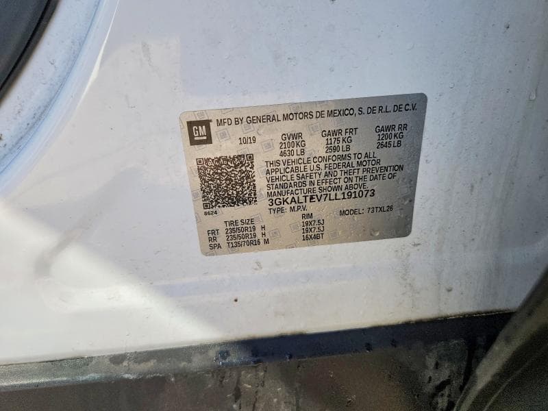 2020 GMC TERRAIN SLE 12