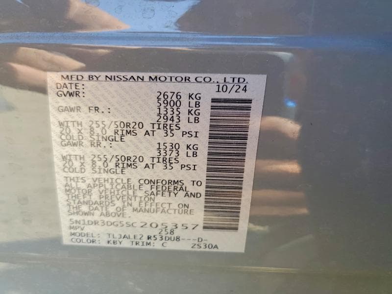 2025 NISSAN PATHFINDER PLATINUM 14