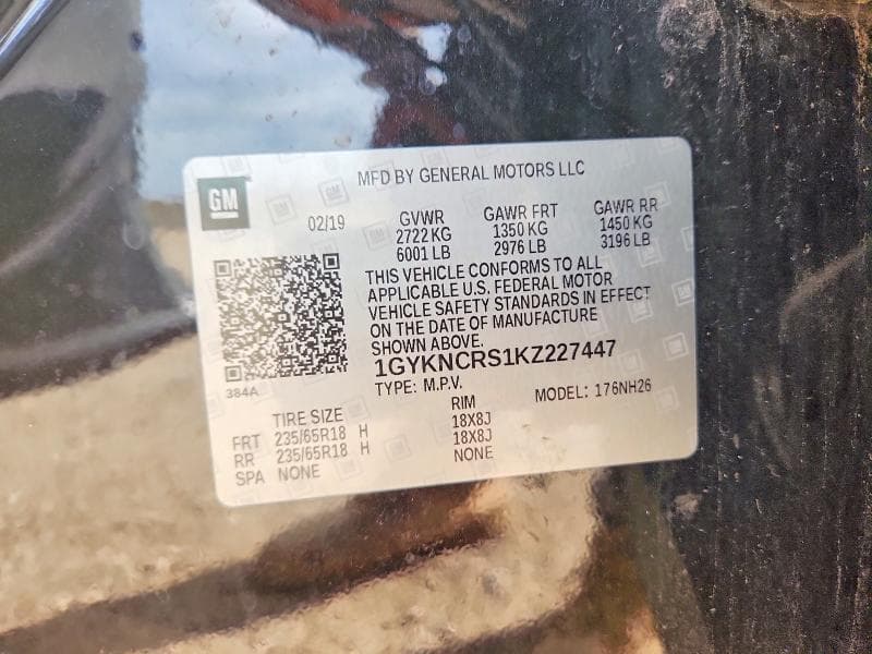 2019 CADILLAC XT5 LUXURY 12