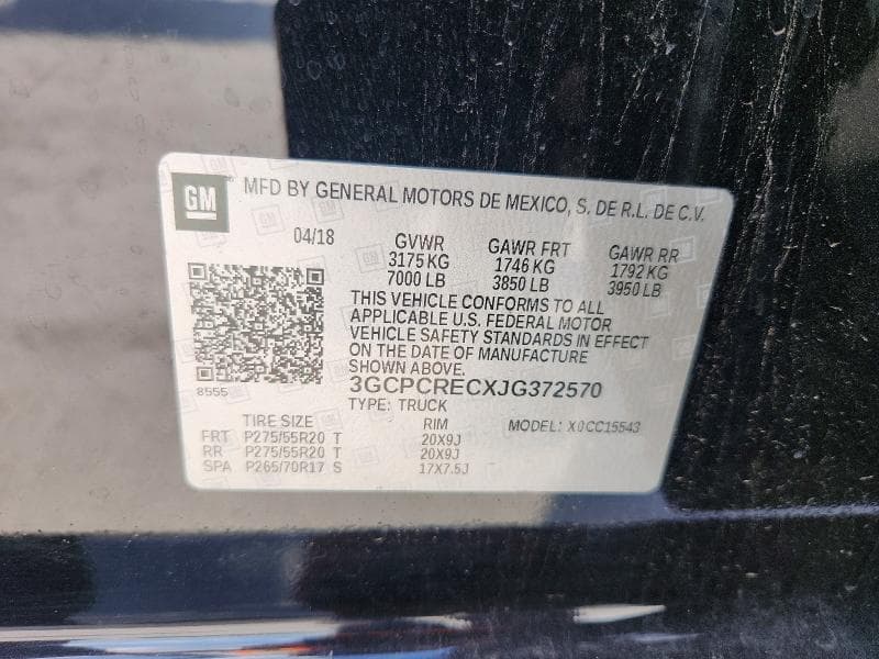 2018 CHEVROLET SILVERADO C1500 LT 12