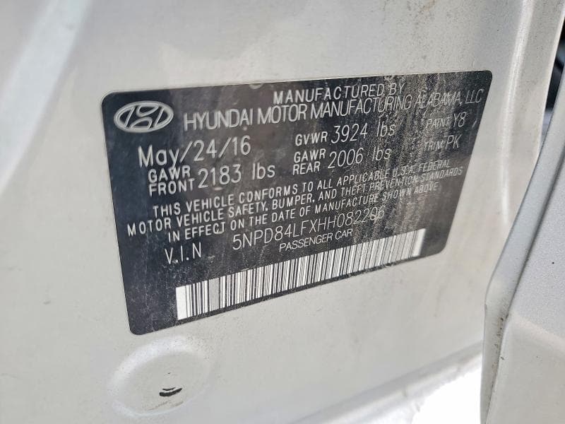 2017 HYUNDAI ELANTRA SE 13