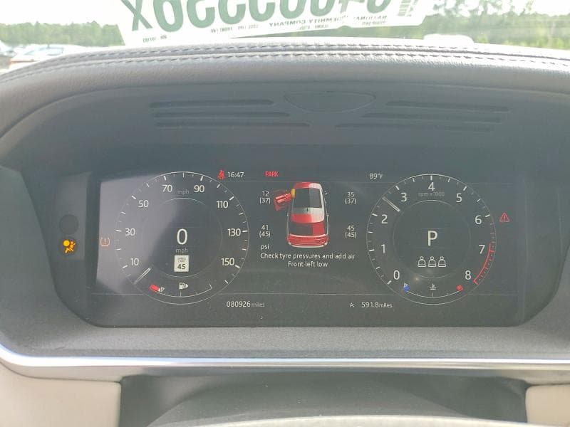 2020 LAND ROVER RANGE ROVER HSE 9