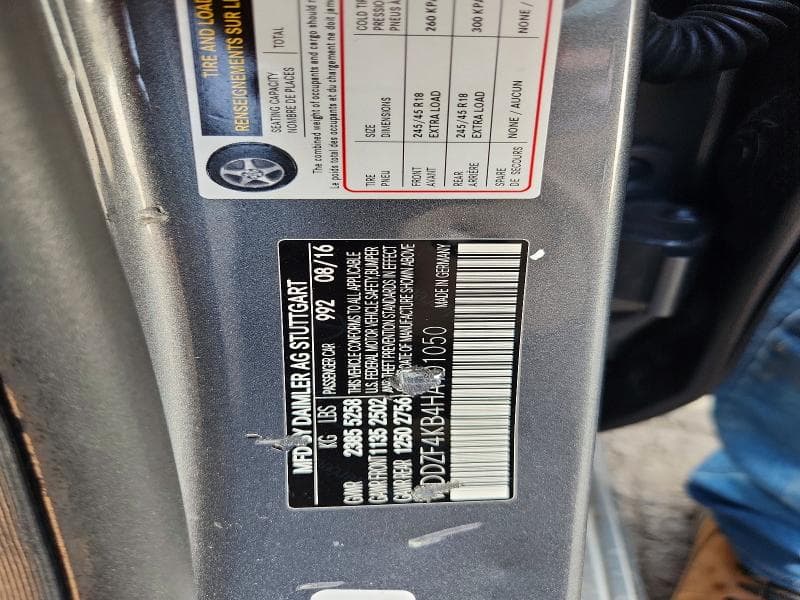 2017 MERCEDES-BENZ E 300 4MATIC 12