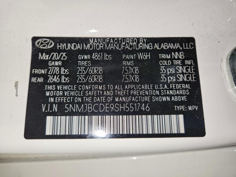 2025 HYUNDAI TUCSON SEL 13