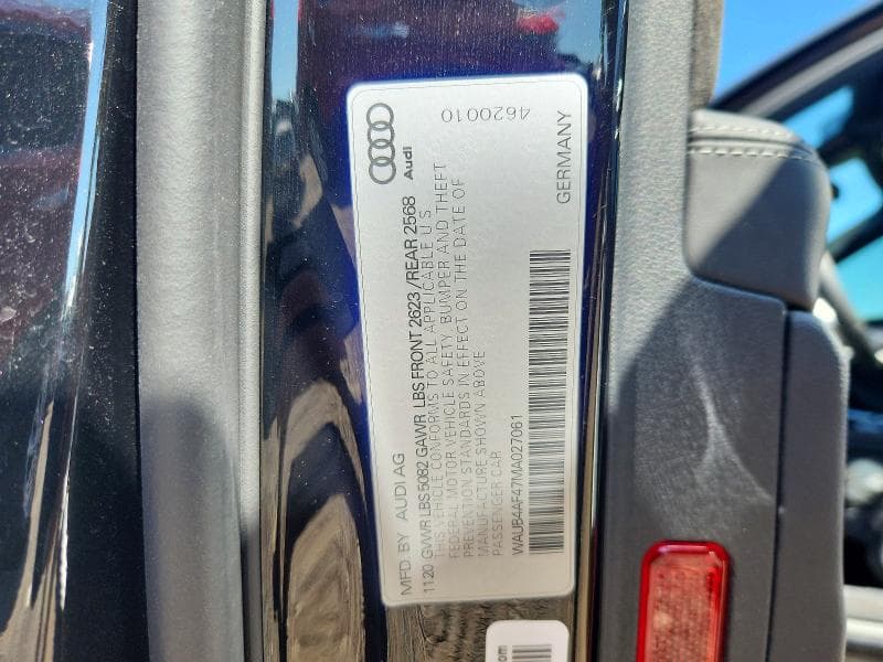 2021 AUDI S4 PREMIUM PLUS 13