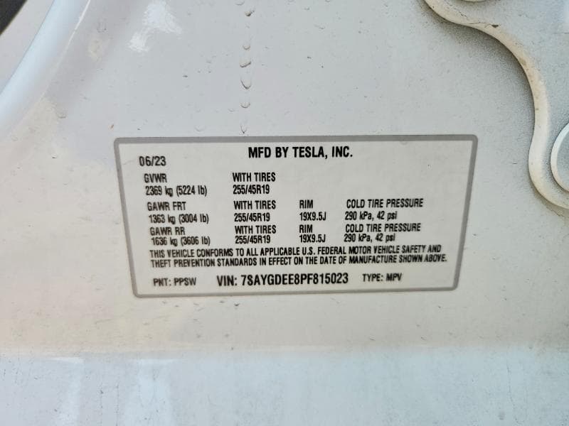 2023 TESLA MODEL Y 13