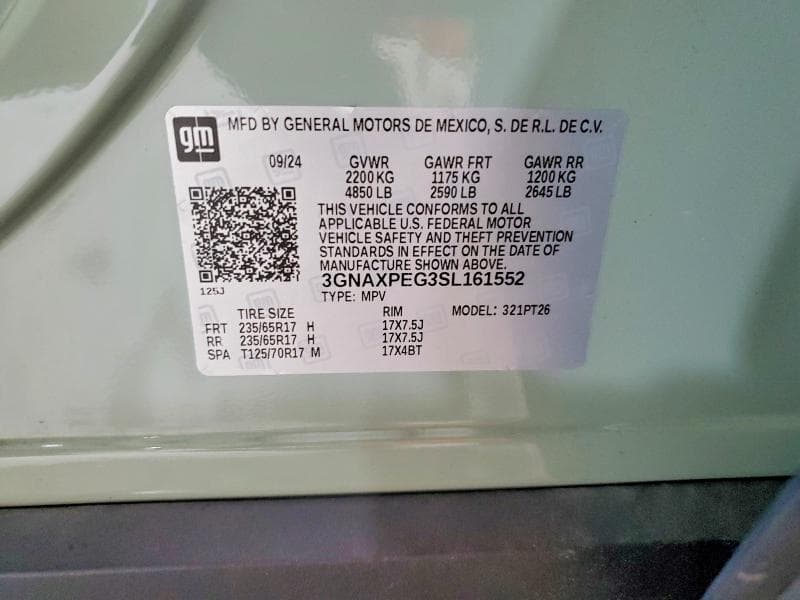 2025 CHEVROLET EQUINOX LT 13