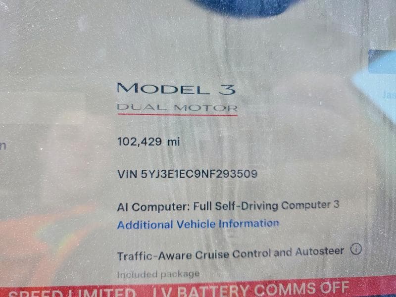 2022 TESLA MODEL 3 9
