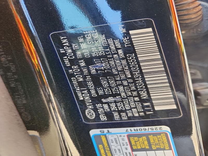 2017 HYUNDAI TUCSON SE 13