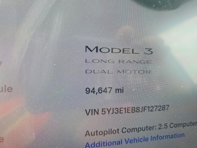 2018 TESLA MODEL 3 9