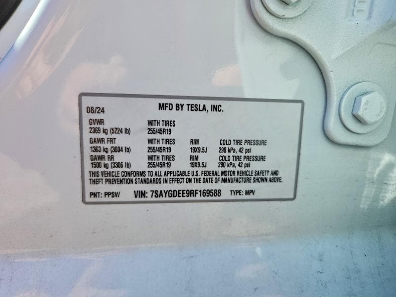 2024 TESLA MODEL Y 12
