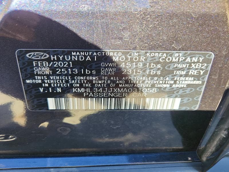 2021 HYUNDAI SONATA HYBRID SEL 13