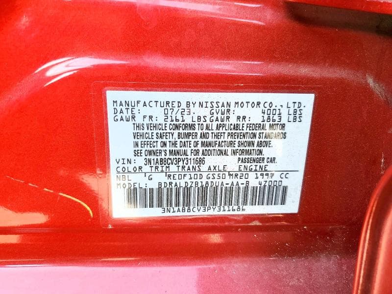 2023 NISSAN SENTRA SV 13