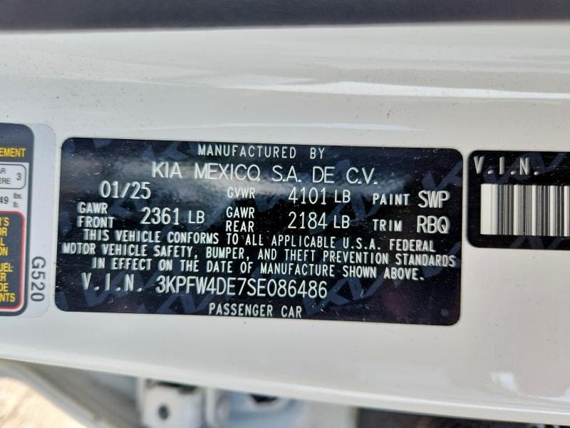 2025 KIA K4 GT LINE 12