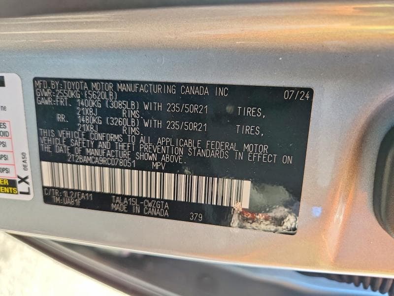 2024 LEXUS RX 350 PREMIUM 13