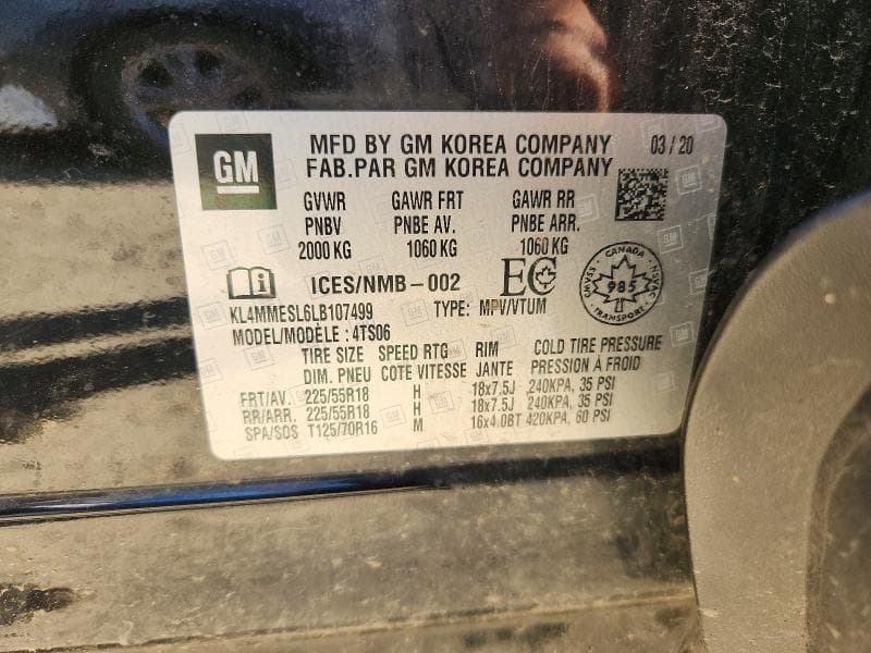 2020 BUICK ENCORE GX SELECT 13