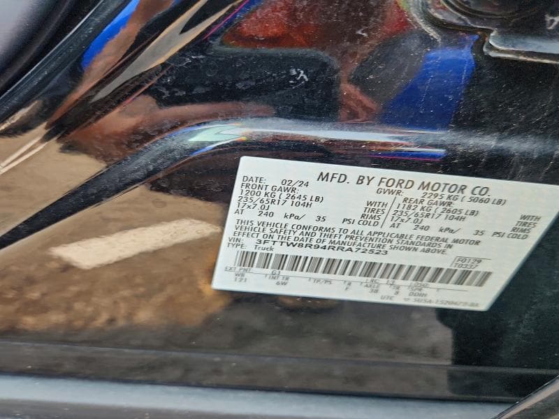 2024 FORD MAVERICK LARIAT TREMOR 12