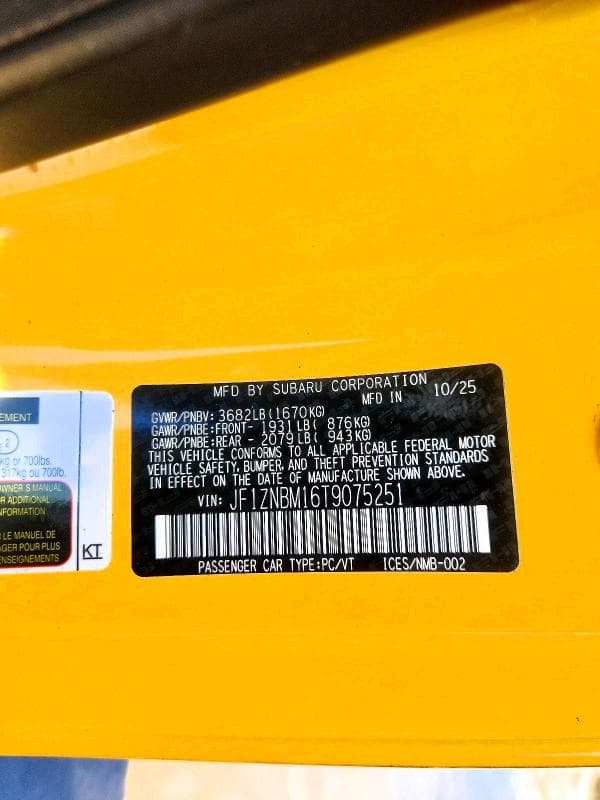 2026 TOYOTA GR86 YUZU EDITION 12