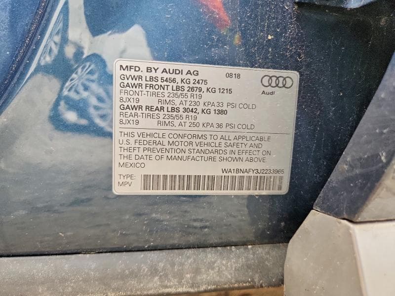2018 AUDI Q5 PREMIUM PLUS 13