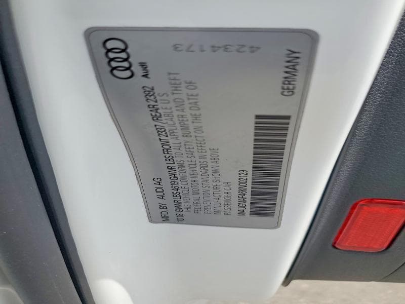 2019 AUDI A4 PREMIUM 12