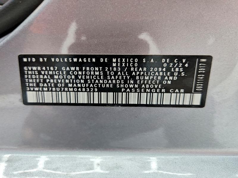2024 VOLKSWAGEN JETTA SE 12