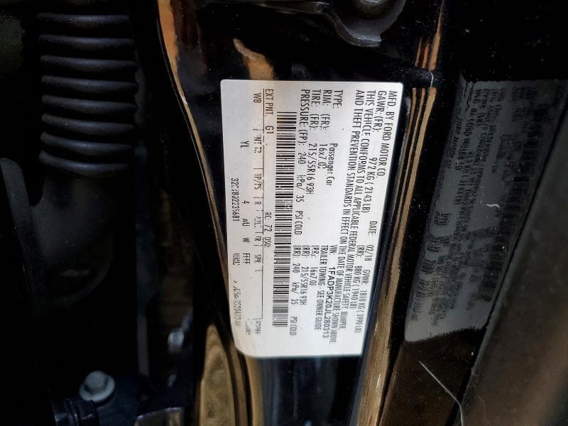 2018 FORD FOCUS SE 13
