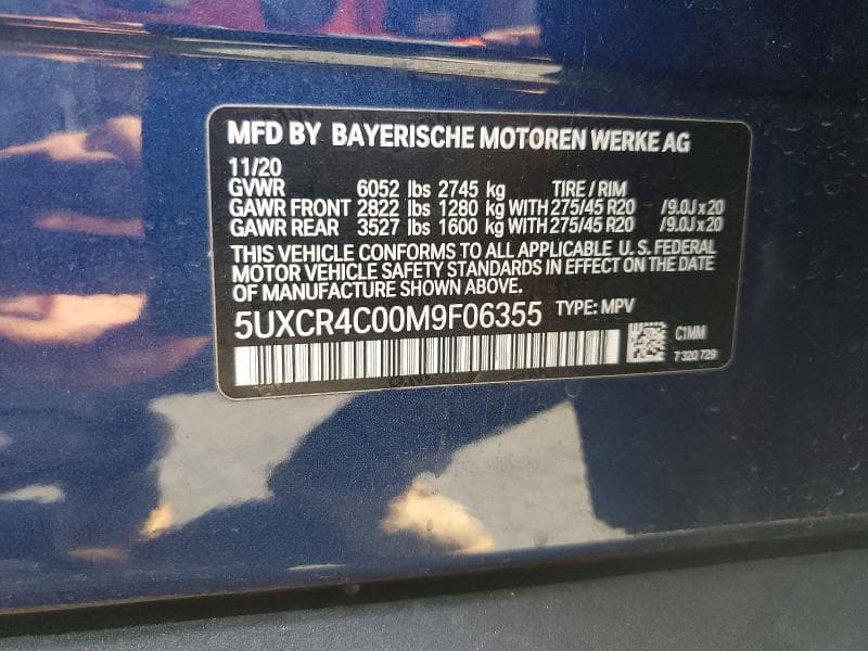 2021 BMW X5 SDRIVE 40I 14